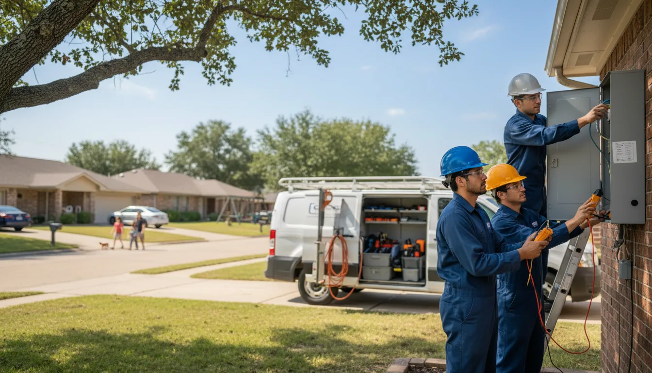 Certified electrician providing emergency electrical services in Pelican Lake, WI